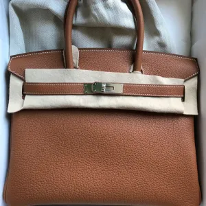 Hermès Birkin 30 Gold Togo Palladium Hardware PHW