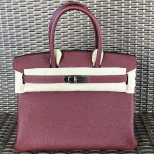 Hermès Birkin 30 Rouge H Togo Palladium Hardware PHW