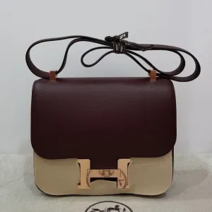 Hermès Constance 24 Bordeaux Evercolor Gold Hardware GHW