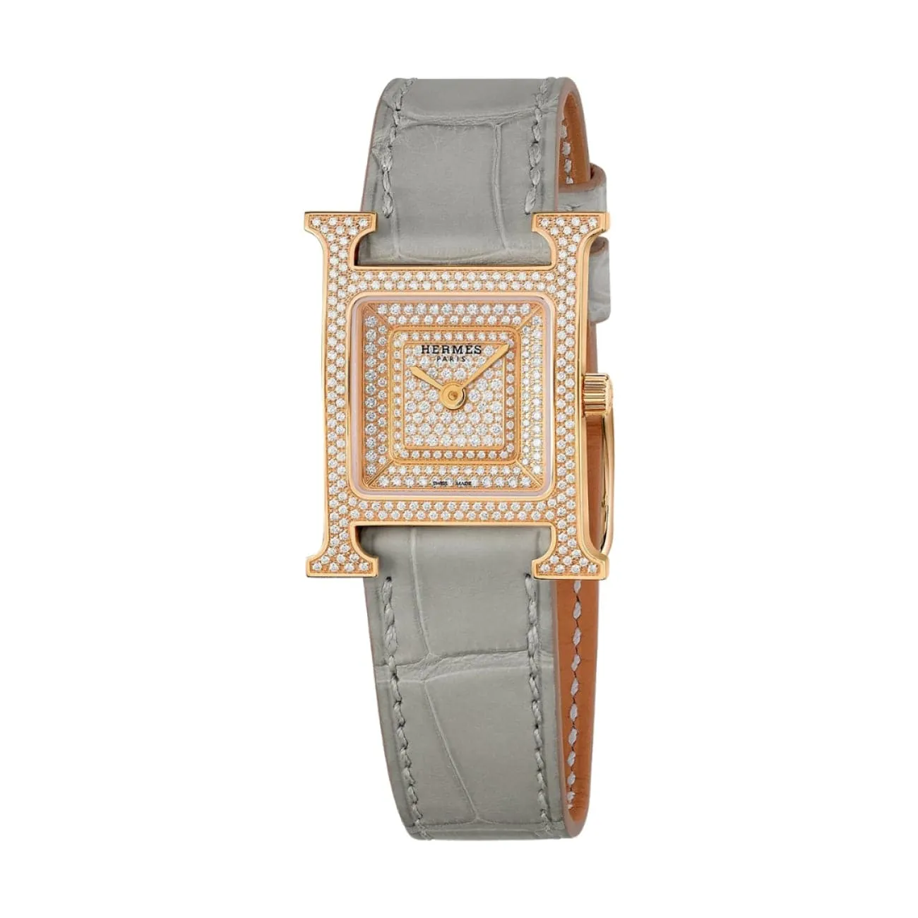 HEURE H - PAVÉ DIAMOND SET SMALL WATCH