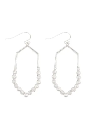 HEXAGON METAL EARRINGS