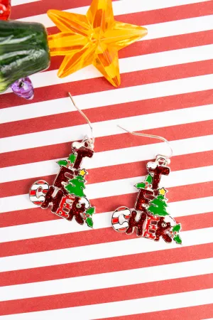 Holiday Teacher Glitter Enamel Earrings