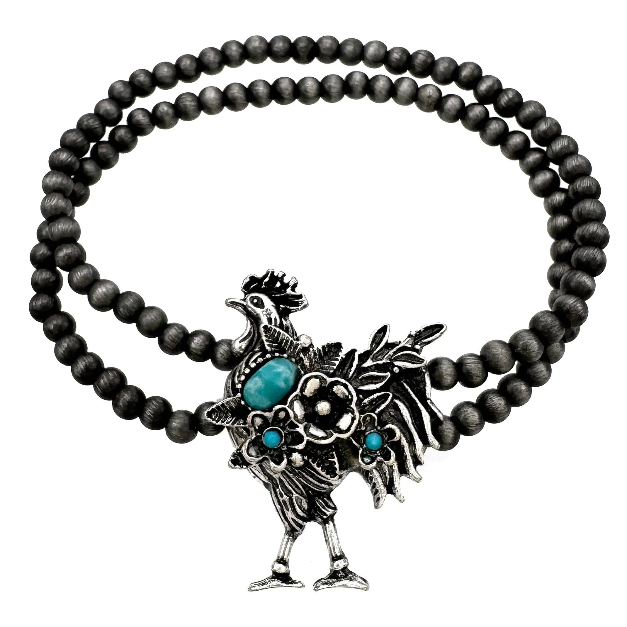 Horse Farm Animal Western Navajo Beads Bracelet: