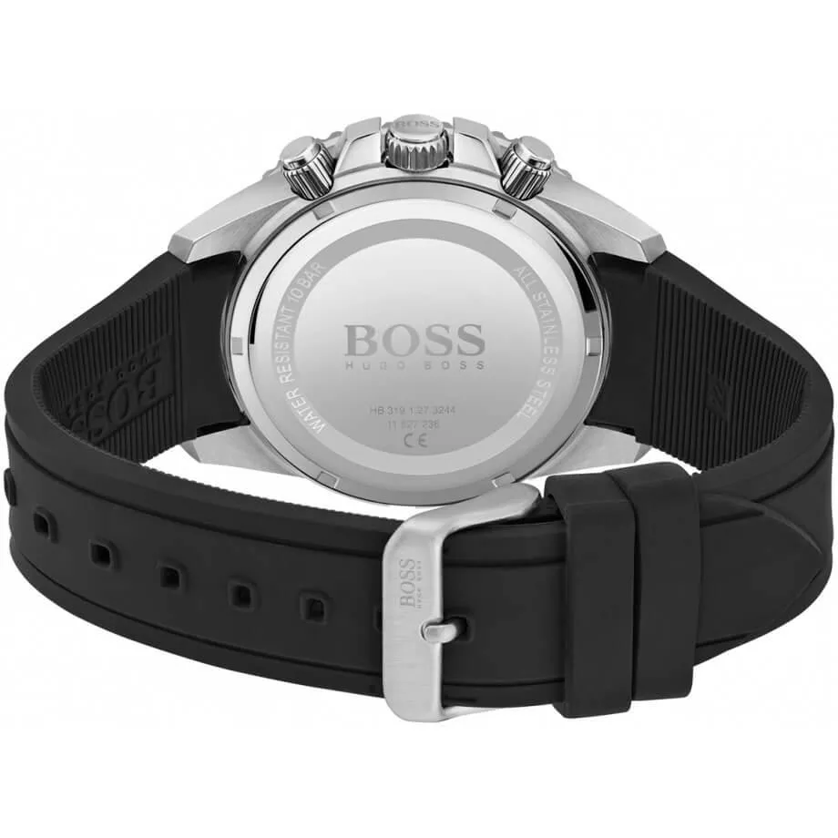 Hugo Boss 1513912 Admiral Chronograph Date Silicone Strap Quartz Men's Watch