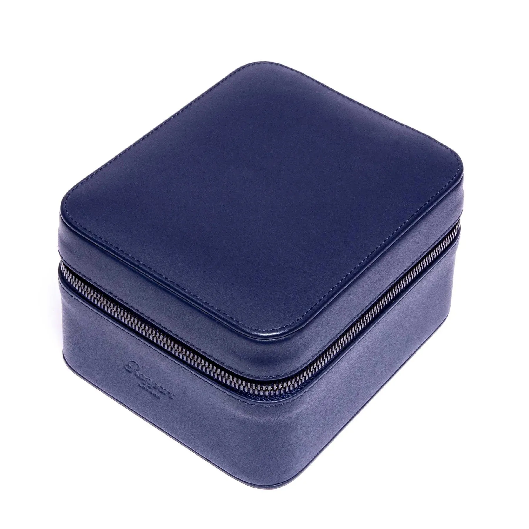 Hyde Park Two Watch Zip Case - Navy