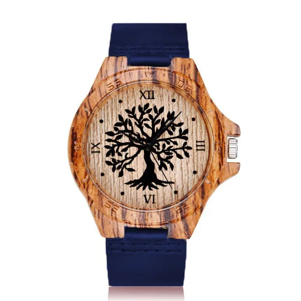 Imitation Wood Watch Men Women Quartz Imitate Wooden Watch Ostrich Deer Man Wristwatch Soft Leather Band Male Wrist Clock Reloj