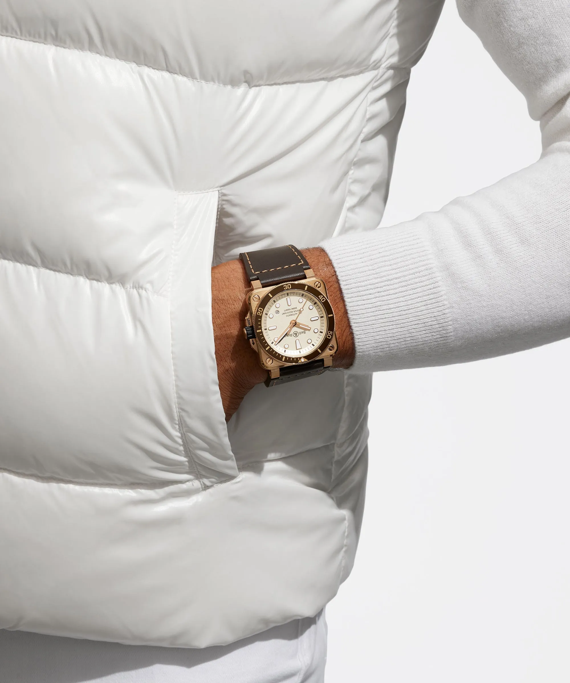 INSTRUMENTS - BR 03 DIVER WHITE
