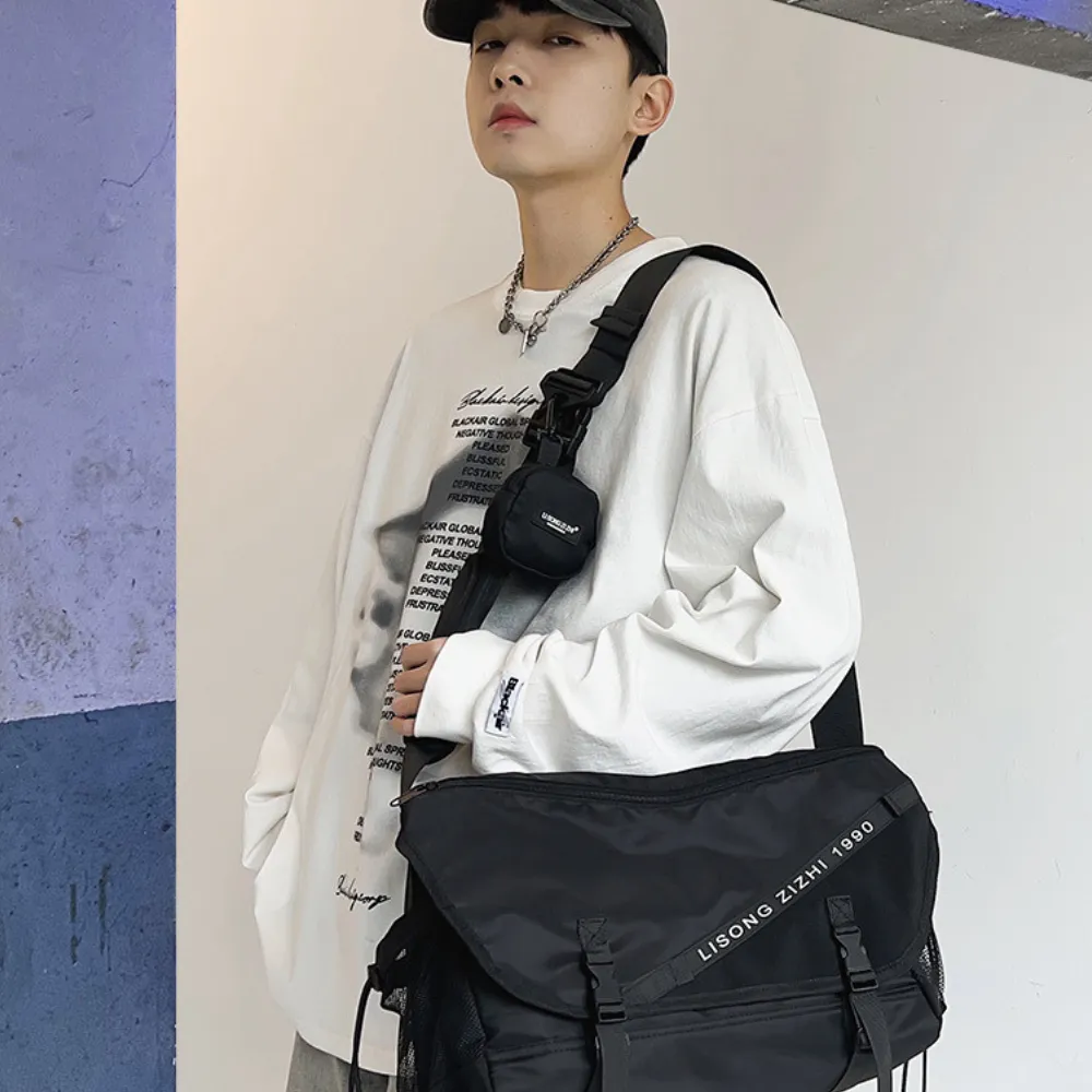 Japanese Workwear Crossbody Messenger Bag