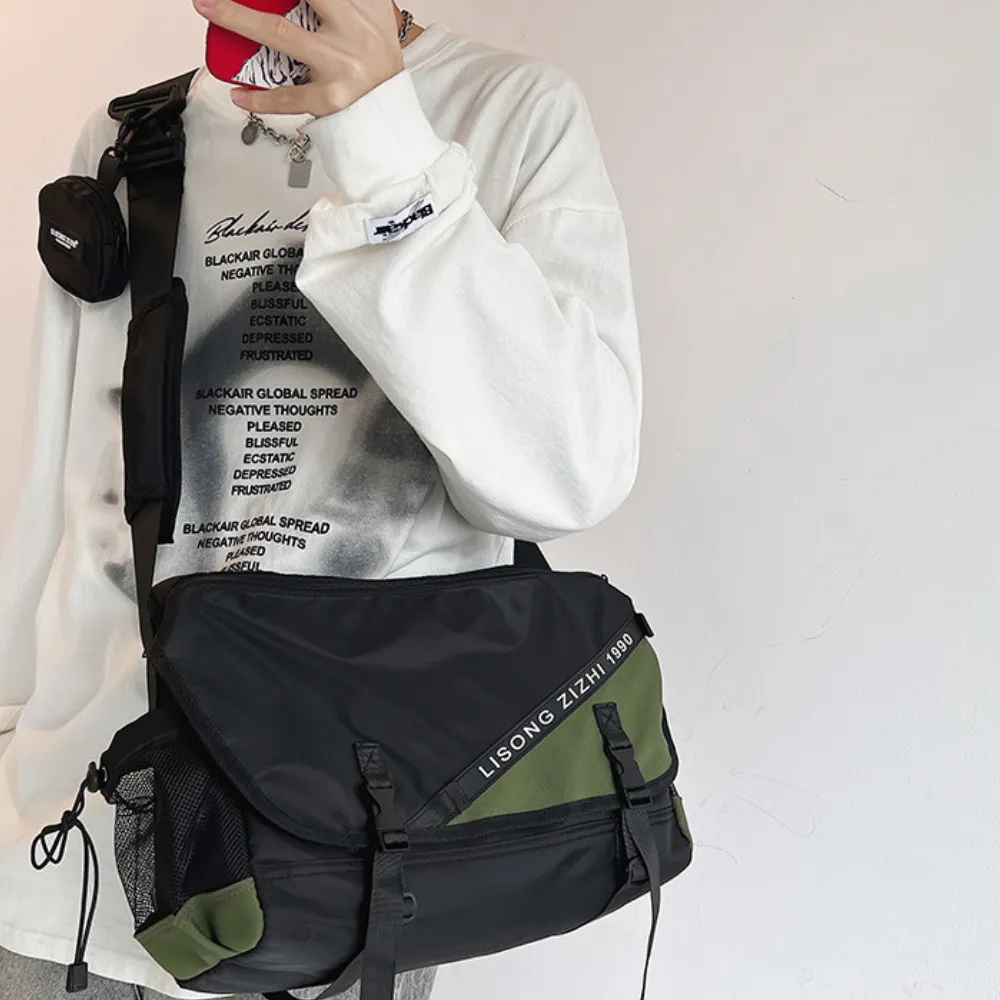 Japanese Workwear Crossbody Messenger Bag