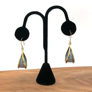 Jenny Walker Jewelry - Earrings - Hanging Enamel Hoop (Assorted Colors)