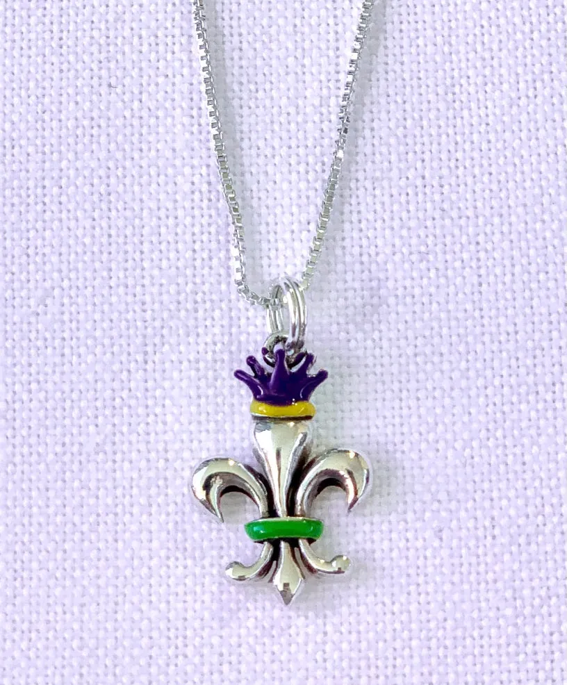 Jewelry - Mardi Gras Crown Fleur de Lis