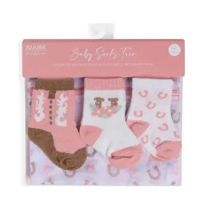 Jujube - Trio de meias de bebê, Bloomin' Boot