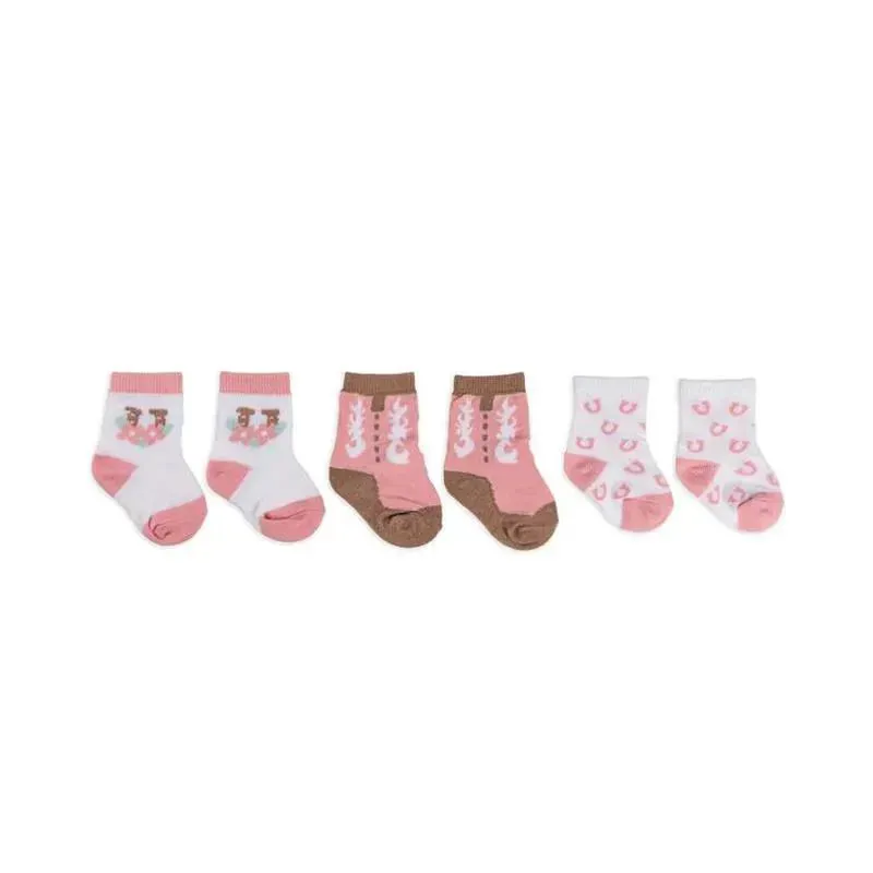 Jujube - Trio de meias de bebê, Bloomin' Boot