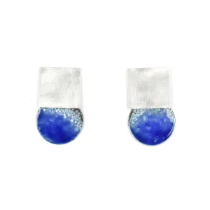 Kyla Katz Square over Disc Post Earrings