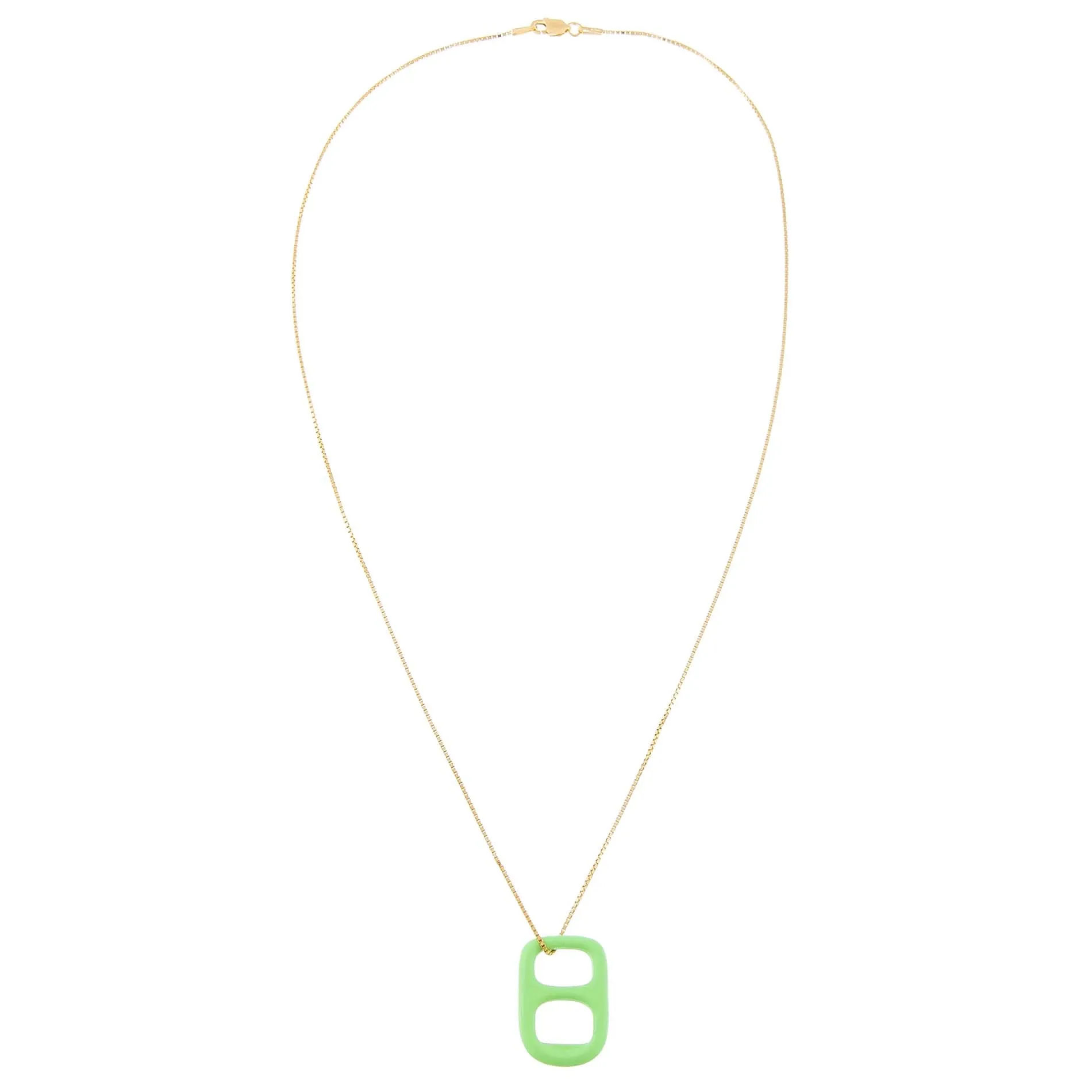 Large Enamel Soda Can Top Necklace