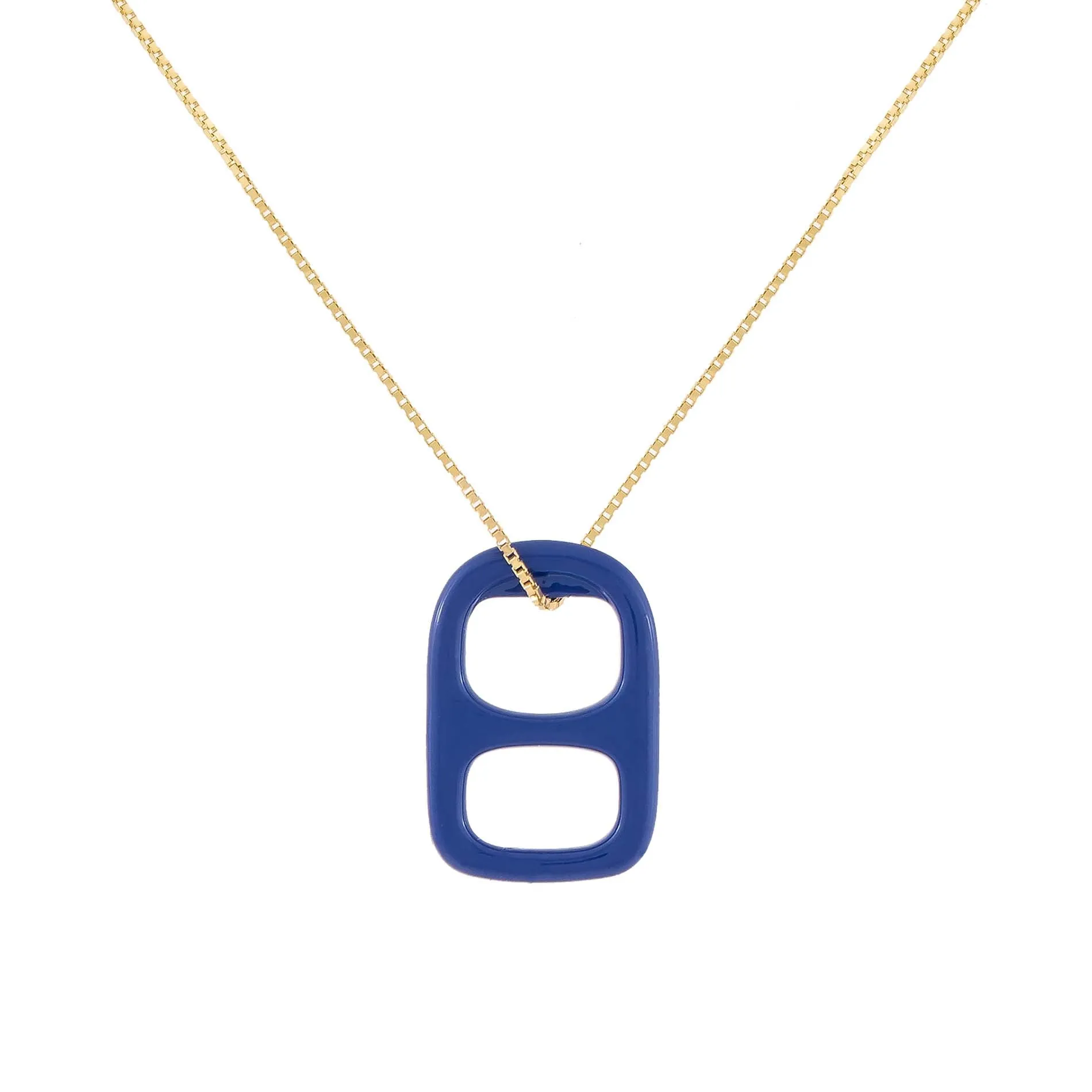Large Enamel Soda Can Top Necklace