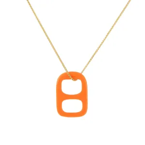 Large Enamel Soda Can Top Necklace