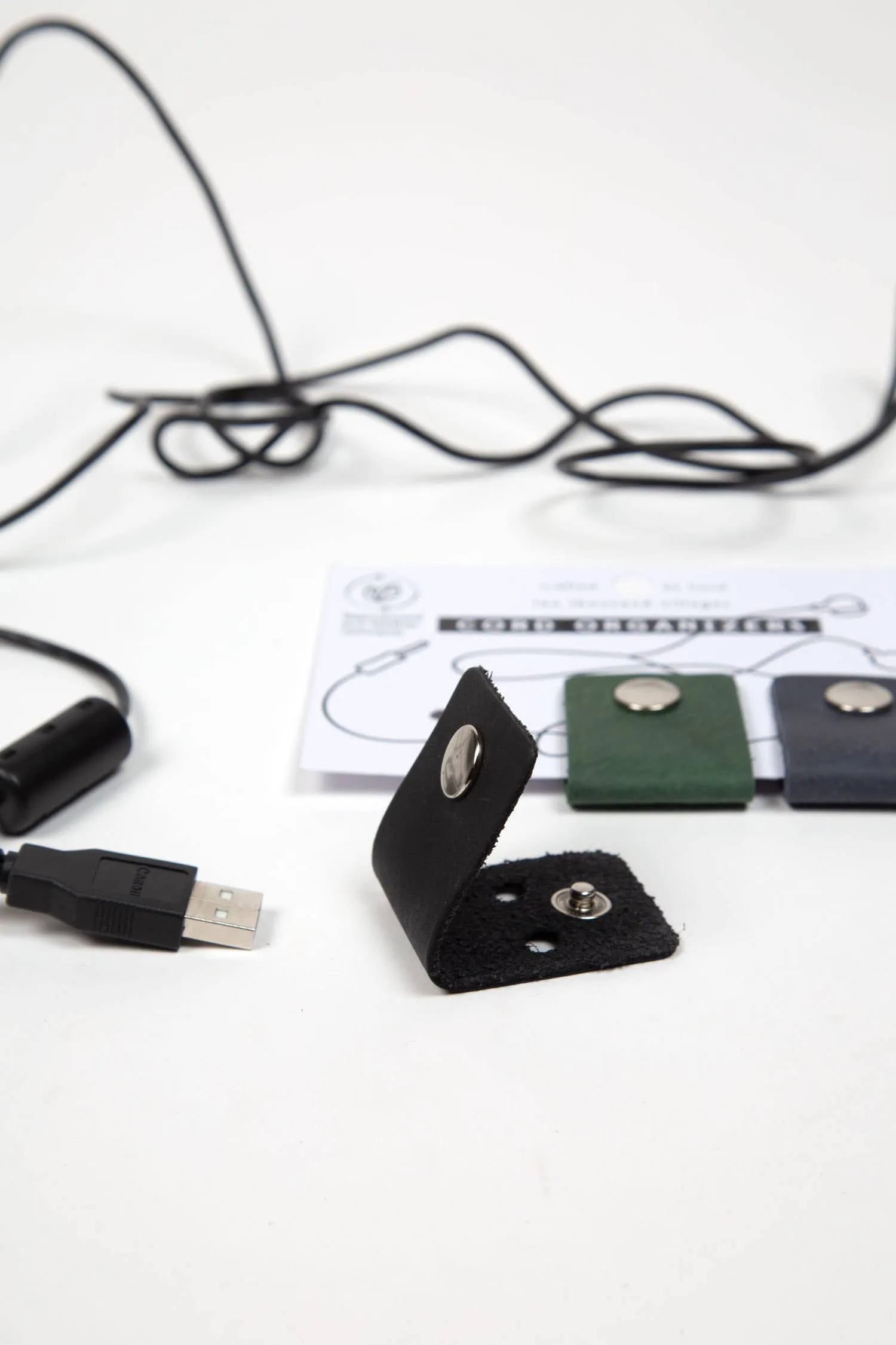 Leather Cord Organizers