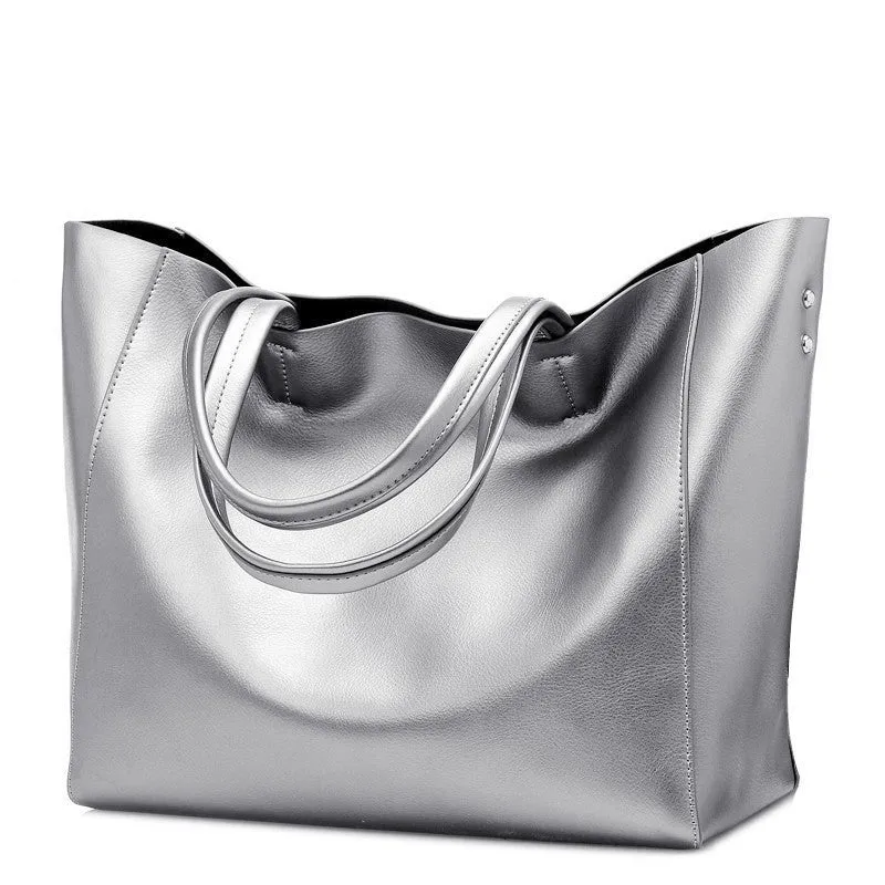 Leather Designer Large Capacity Women Messenger Bags