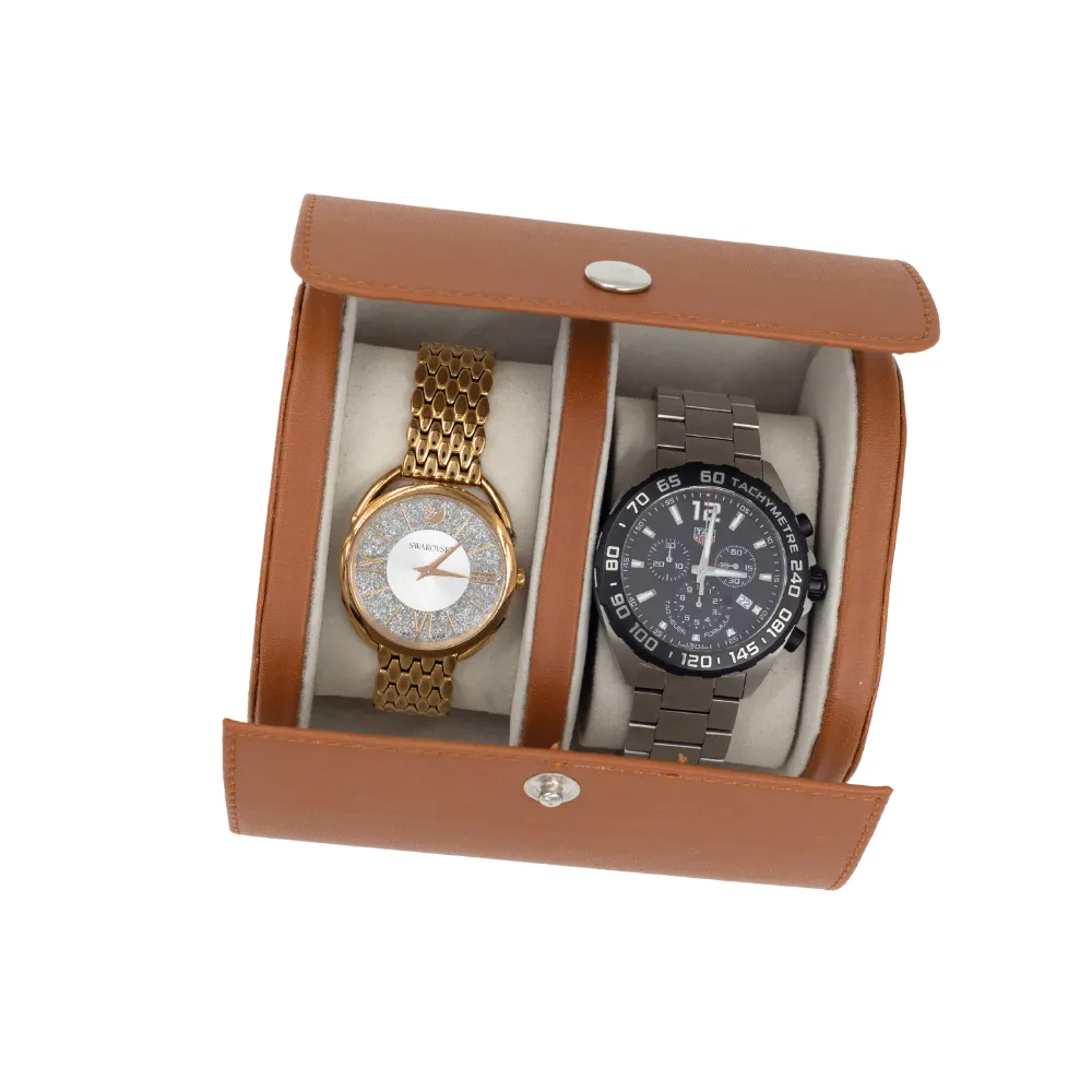 Leather Watch  Organizer - Compatible for up to 44mm dial