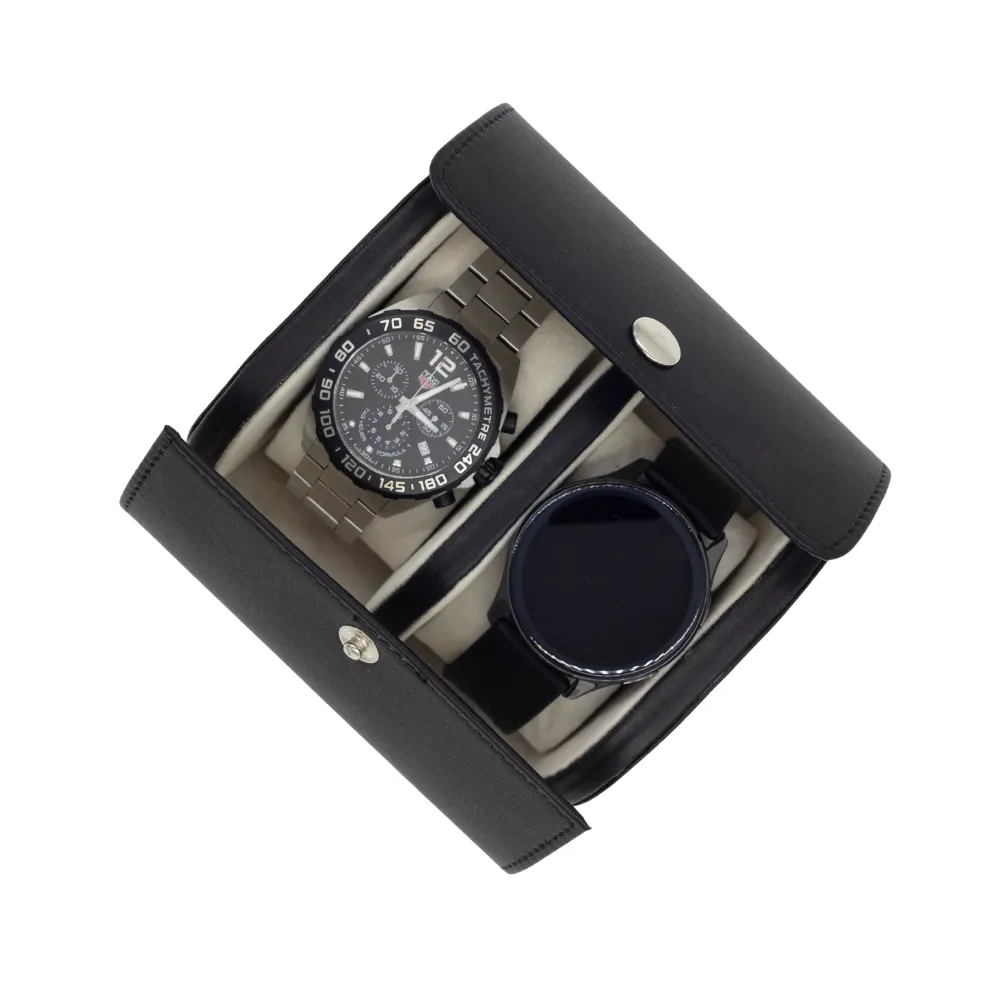 Leather Watch  Organizer - Compatible for up to 44mm dial