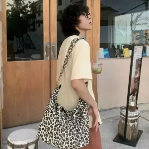 Leopard Print Shoulder Bag