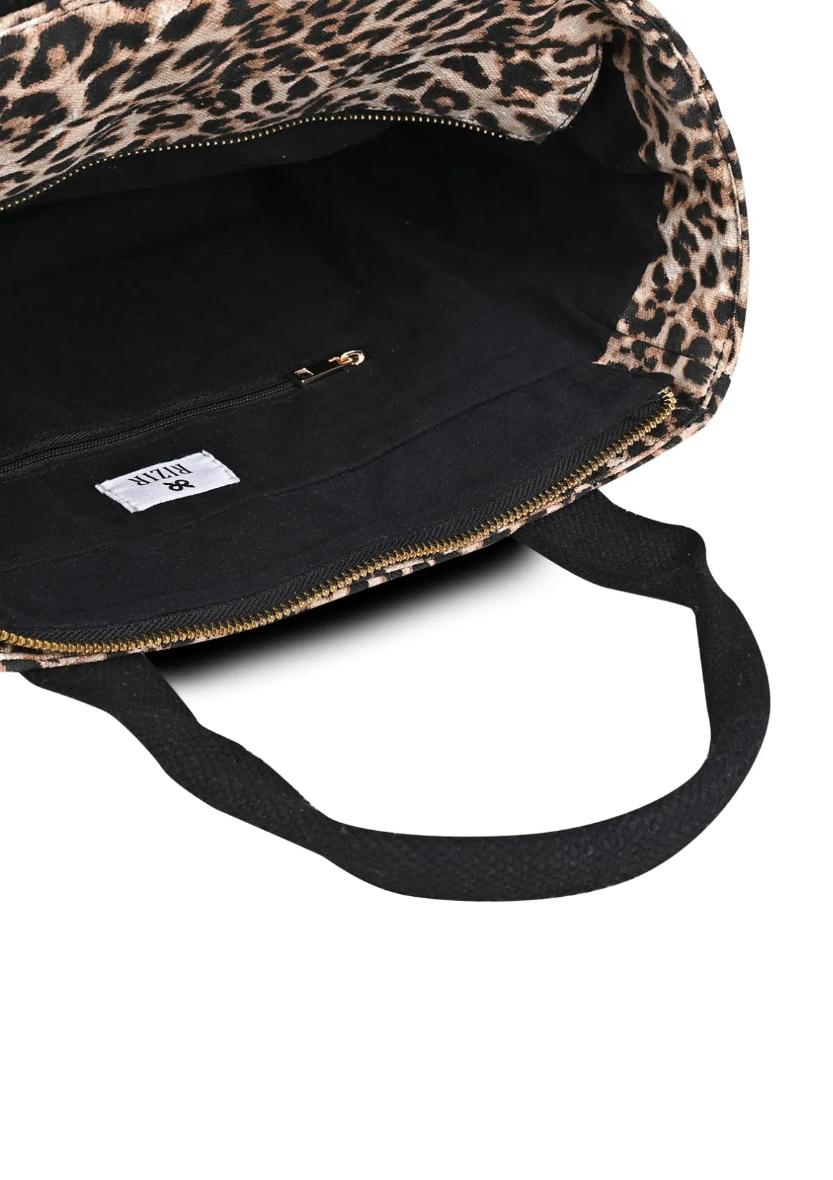 LEOPARD PRINTED URBAN TOTE