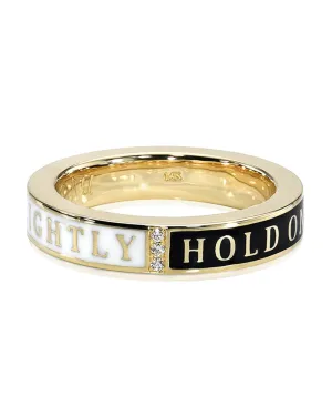 Let Go & Hold On Enamel Band
