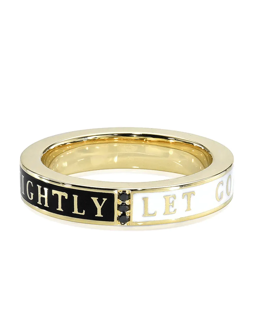 Let Go & Hold On Enamel Band