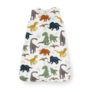 Little Unicorn Dino Friends Cotton Muslin Sleep Bag