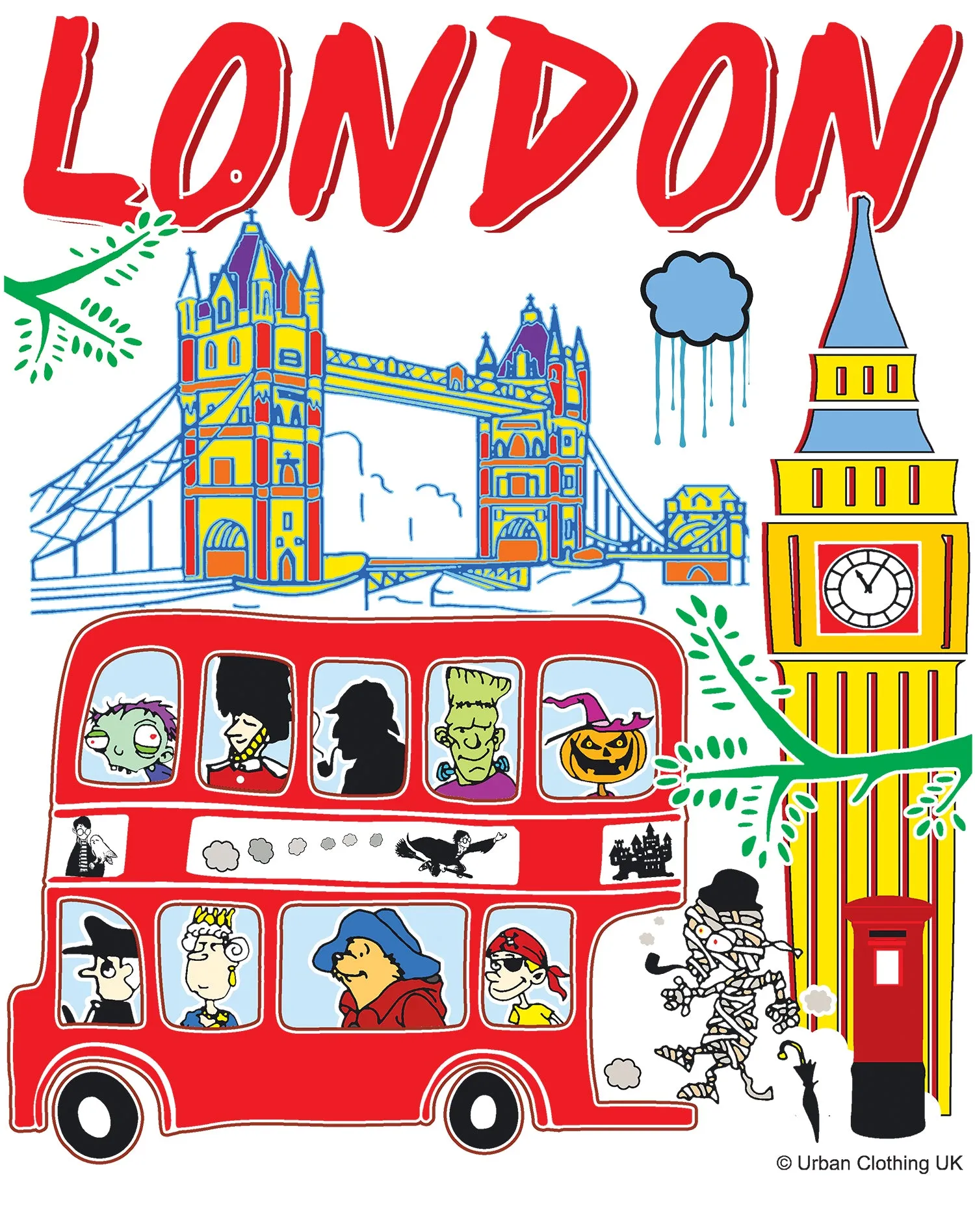London Kids London Cartoons Official Tote Bag