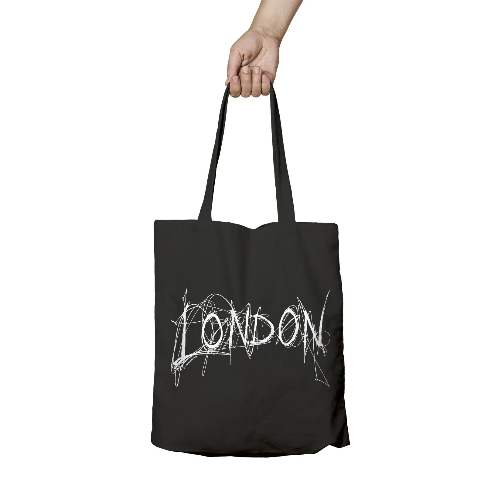 London Stencil Tag Scribble Official Tote Bag