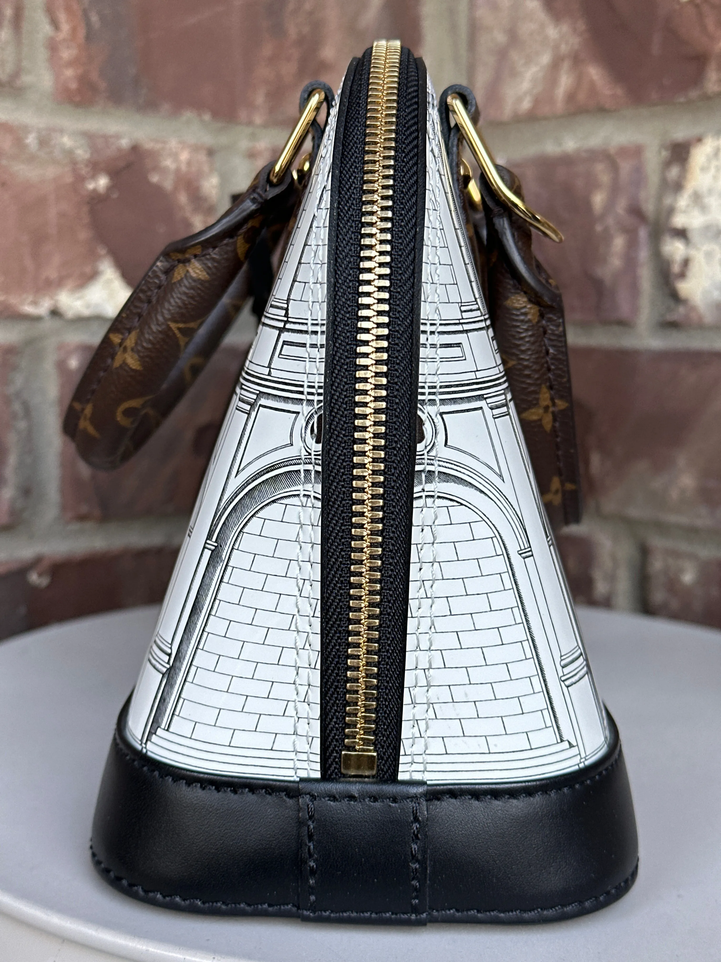 Louis Vuitton Alma BB Fornasetti Architettura Limited Edition 93321