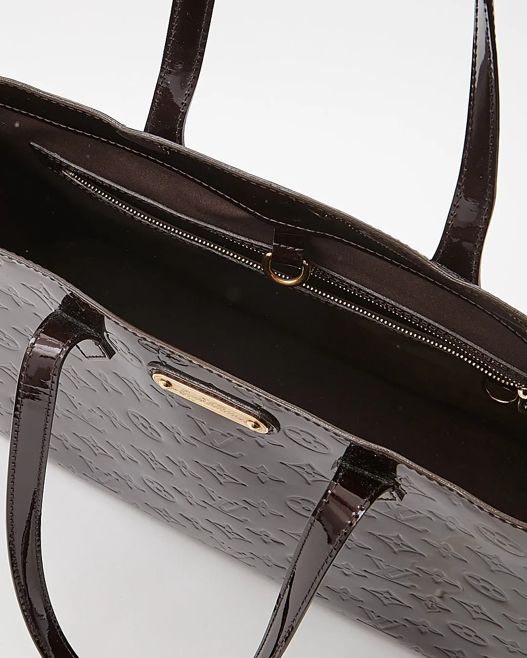 Louis Vuitton Amarante Monogram Vernis Wilshire MM Tote Bag