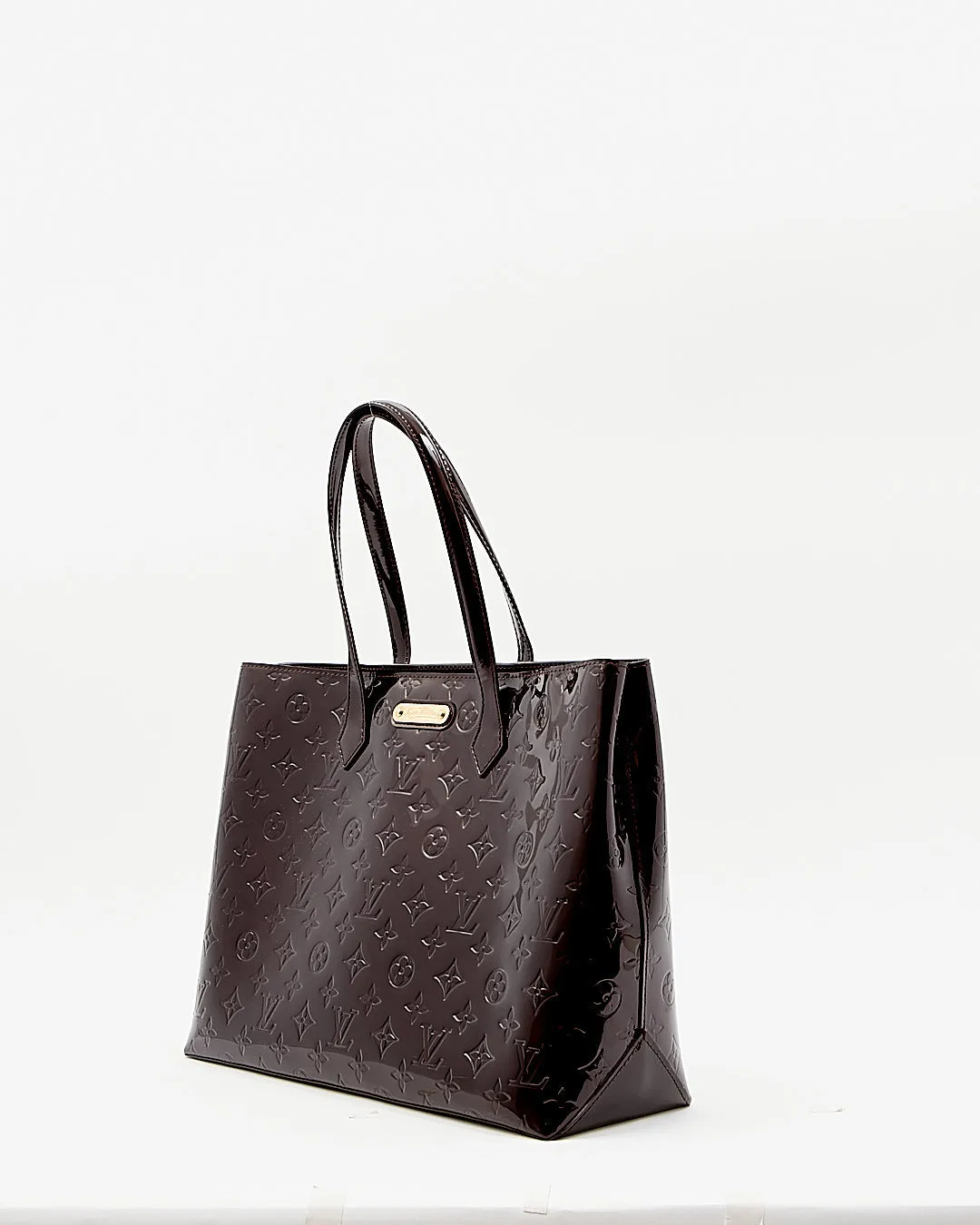 Louis Vuitton Amarante Monogram Vernis Wilshire MM Tote Bag