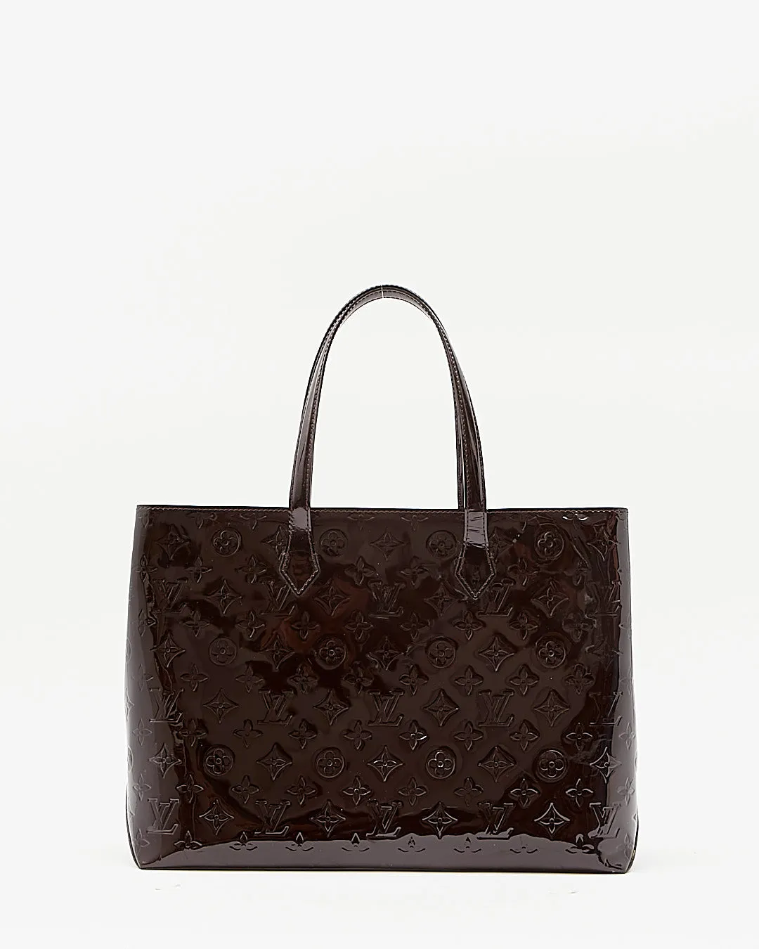 Louis Vuitton Amarante Monogram Vernis Wilshire MM Tote Bag