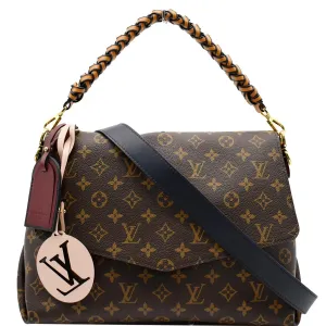 LOUIS VUITTON Beaubourg MM Monogram Canvas Shoulder Bag Brown