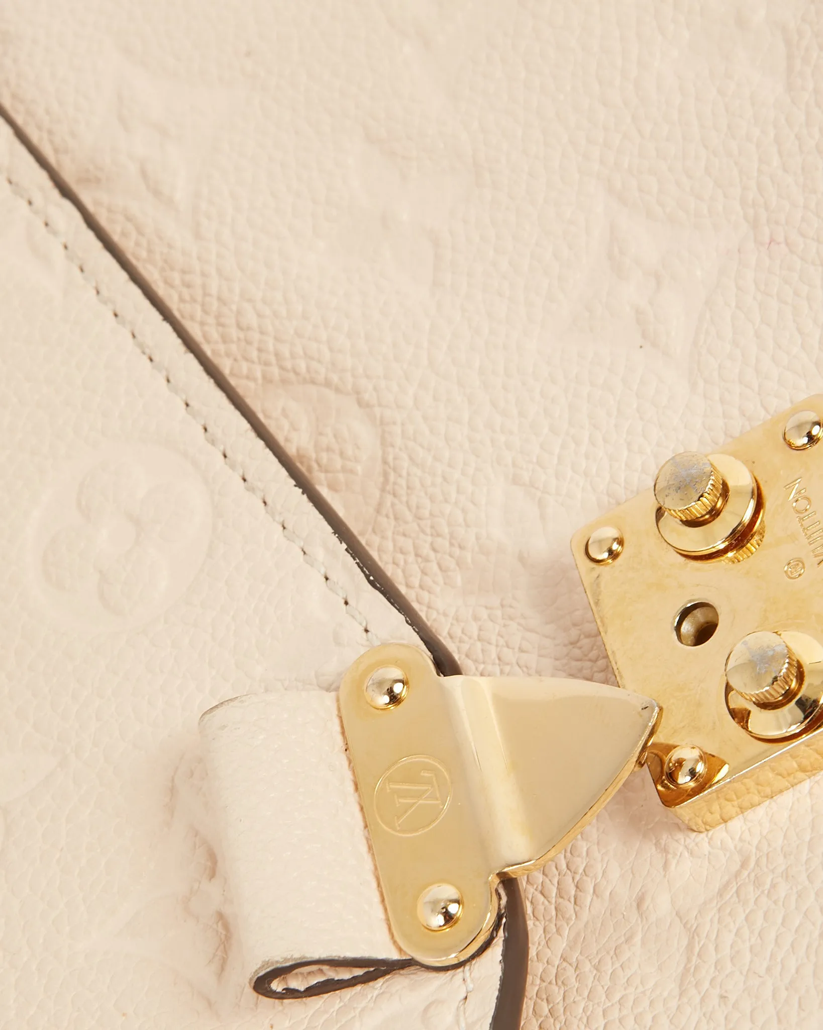 Louis Vuitton Beige Empreinte Monogram Pochette Metis Bag