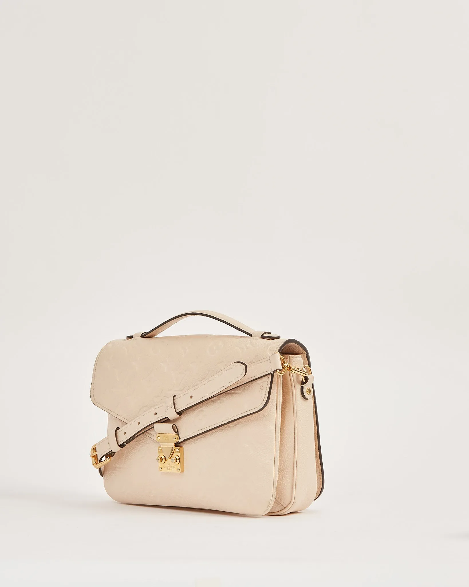 Louis Vuitton Beige Empreinte Monogram Pochette Metis Bag