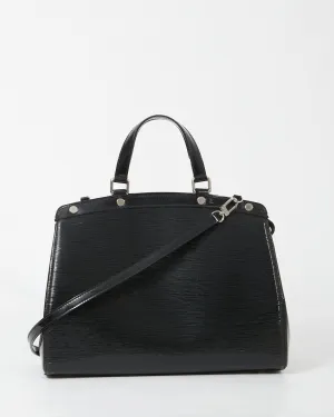 Louis Vuitton Black Epi Electric Vernis Brea GM Bag
