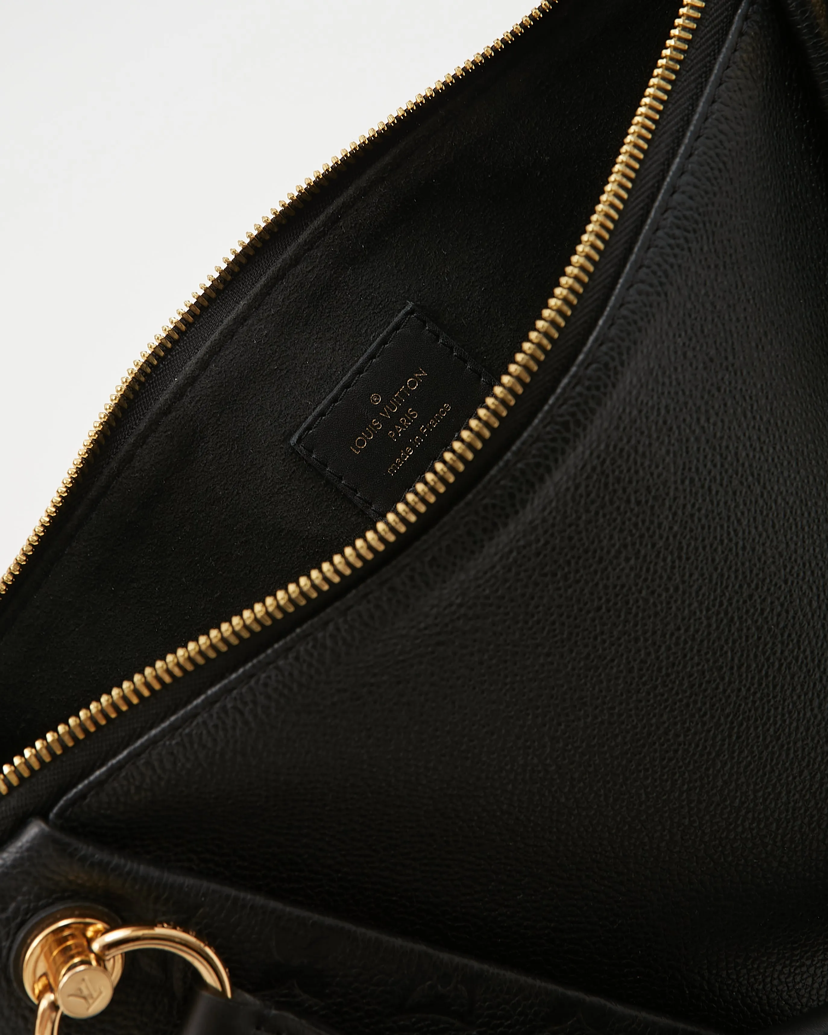 Louis Vuitton Black Monogram Empreinte V Tote MM Bag