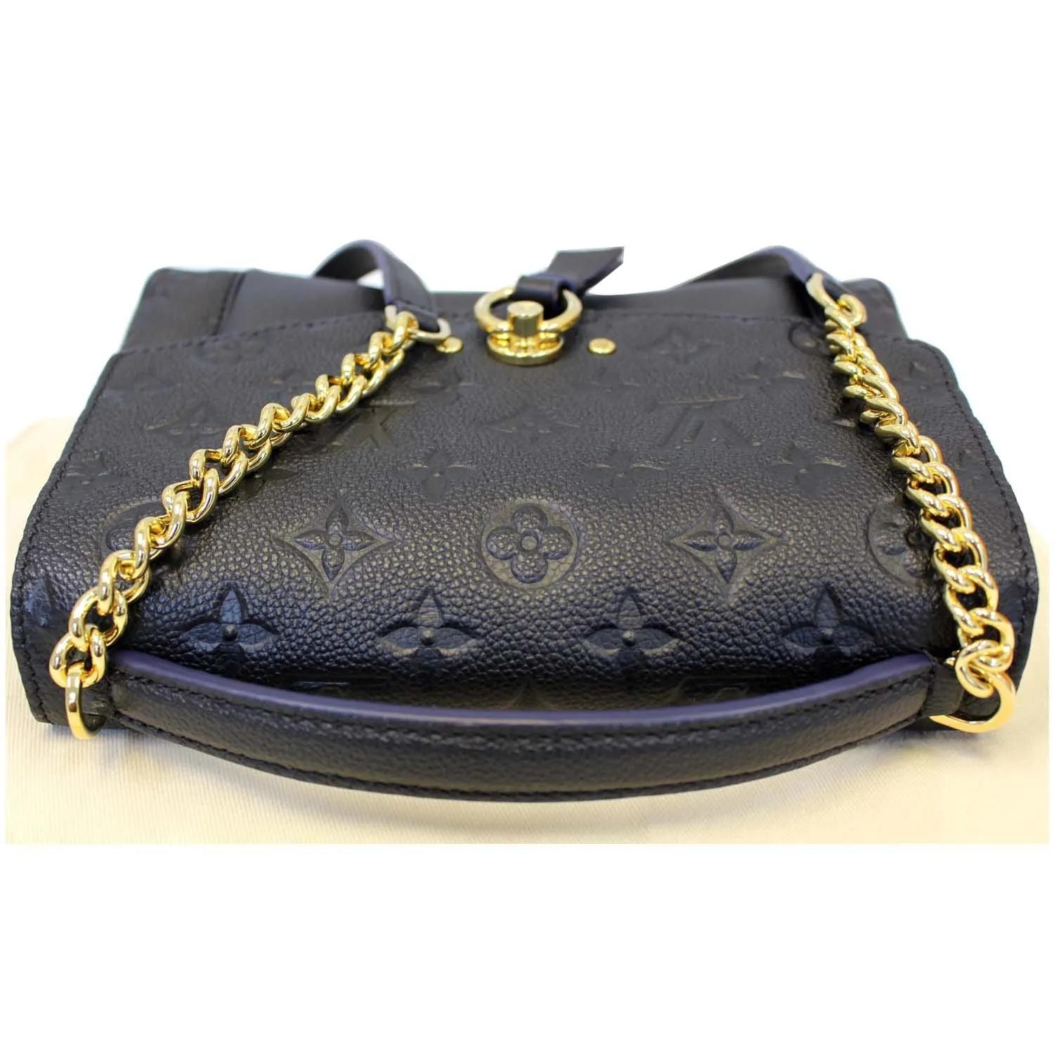 LOUIS VUITTON Blanche BB Monogram Empreinte Crossbody Bag Black
