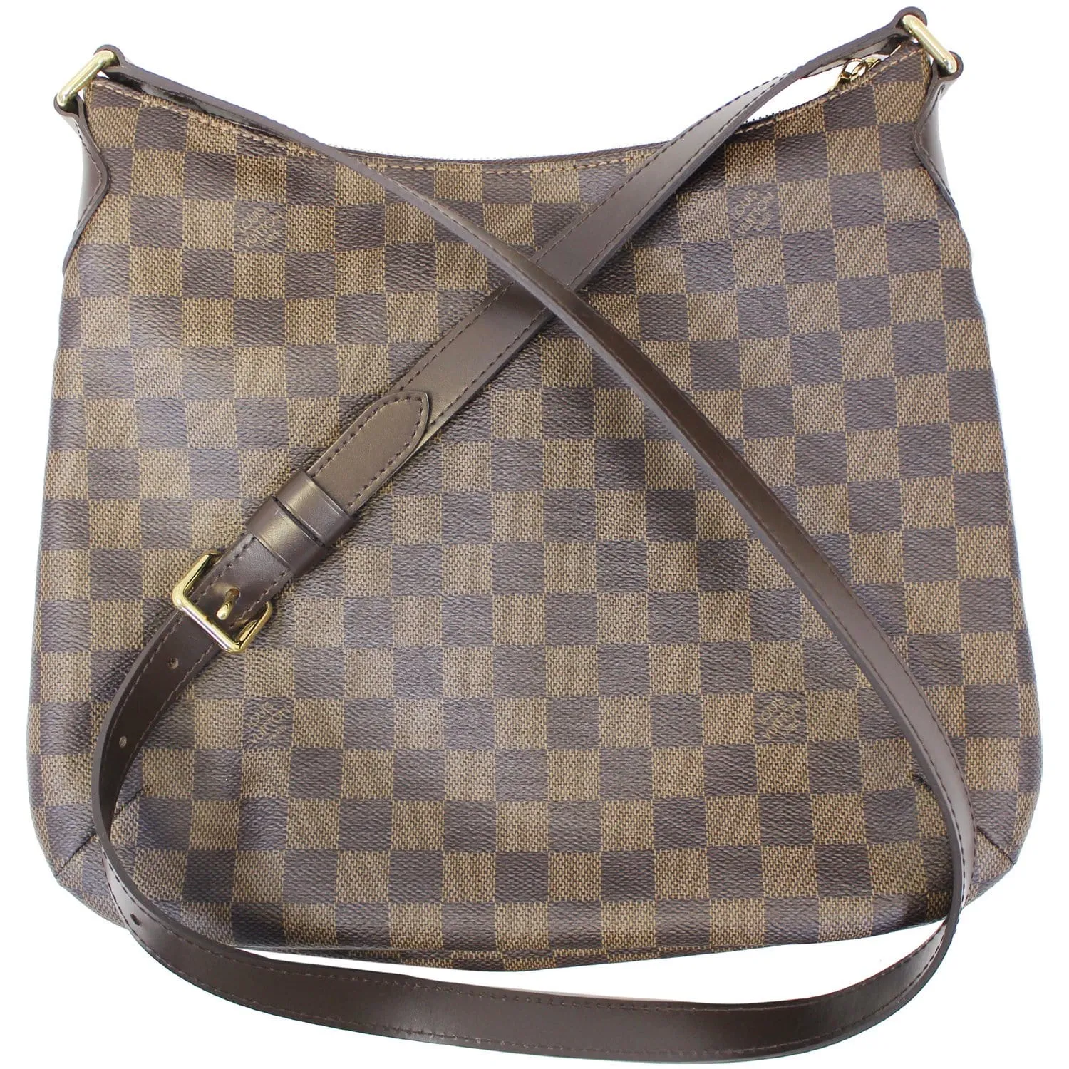 LOUIS VUITTON Bloomsbury PM Damier Ebene Crossbody Bag Brown