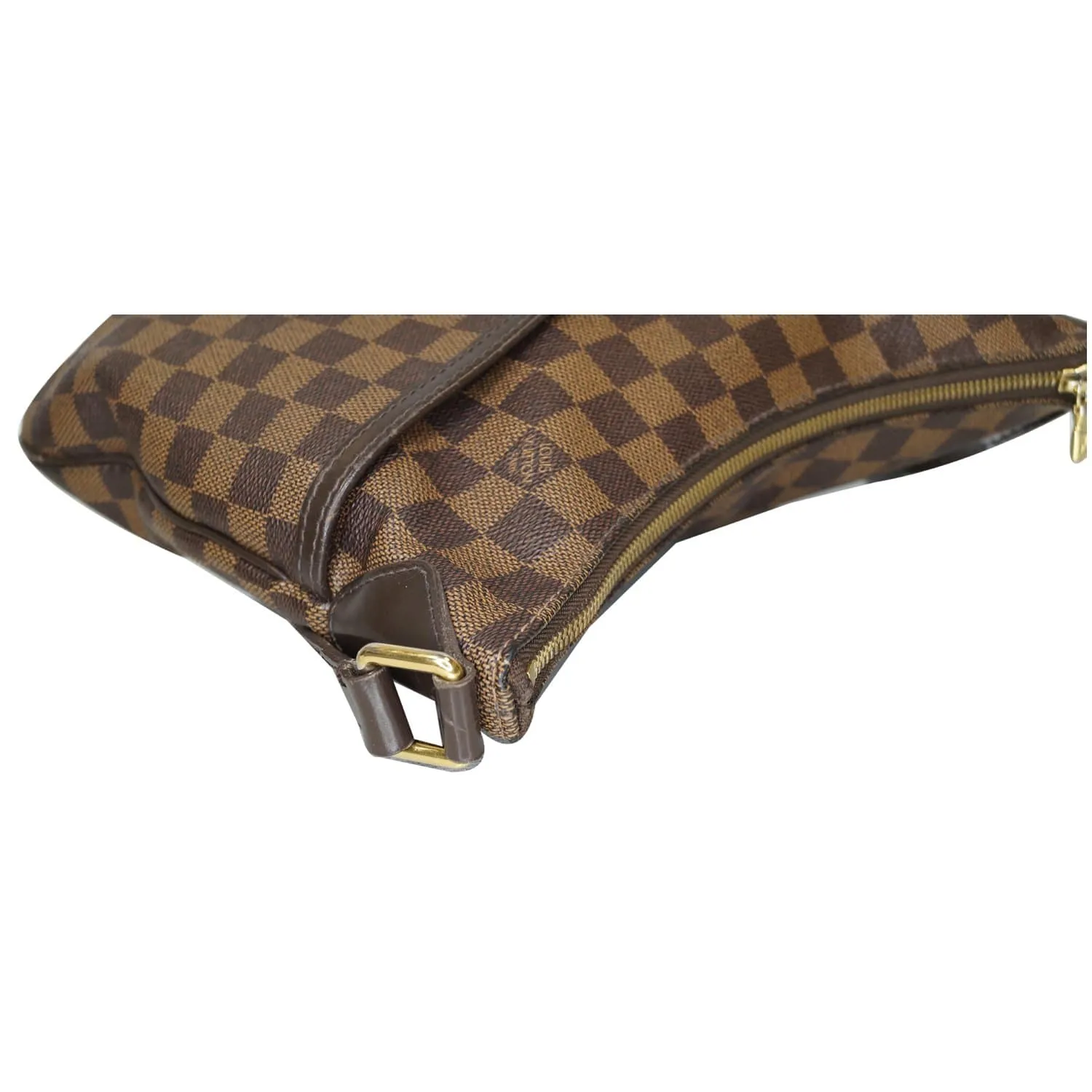LOUIS VUITTON Bloomsbury PM Damier Ebene Crossbody Bag Brown