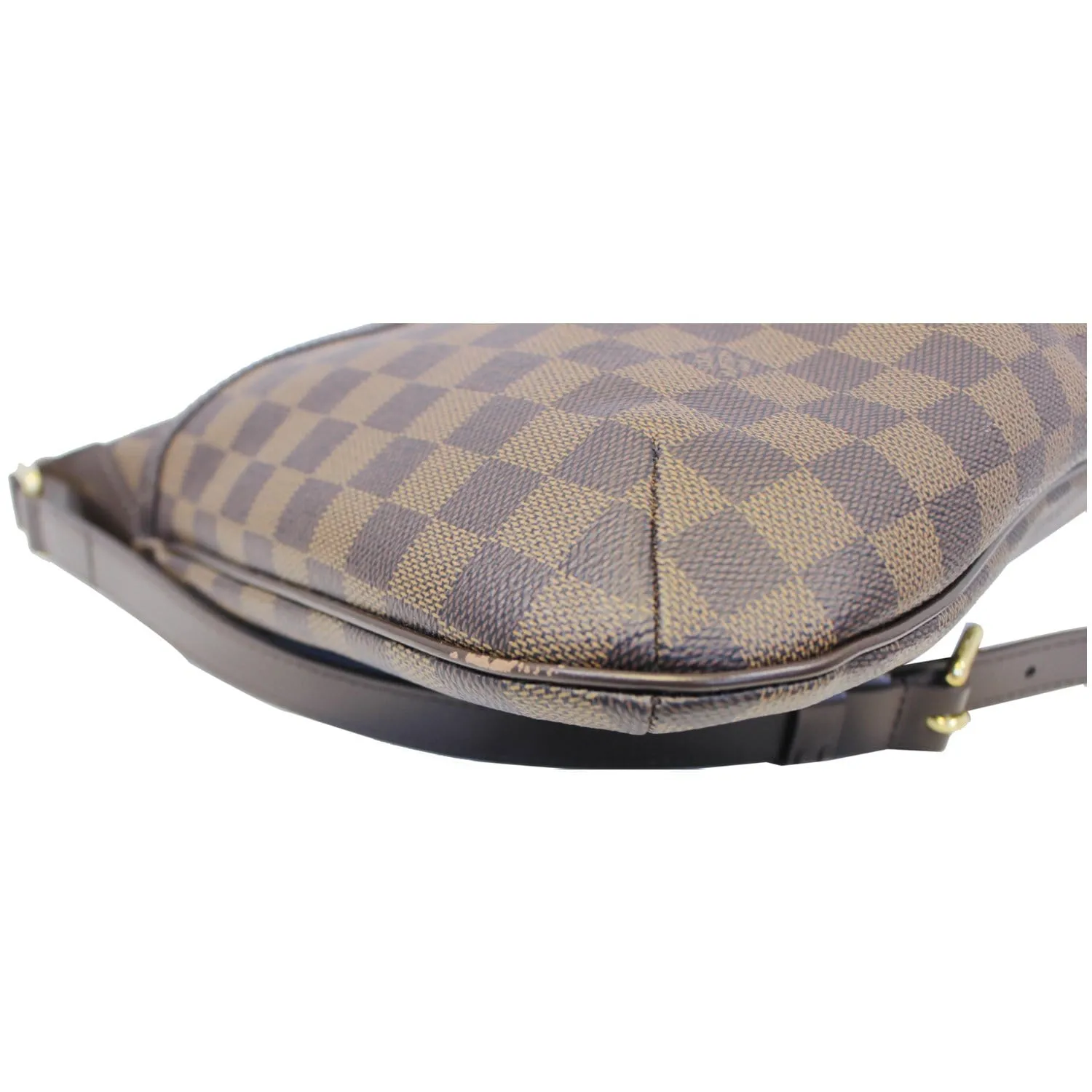 LOUIS VUITTON Bloomsbury PM Damier Ebene Crossbody Bag Brown