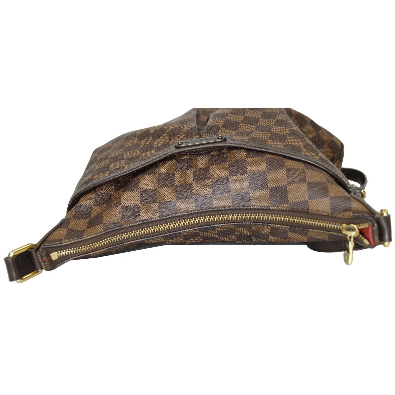 LOUIS VUITTON Bloomsbury PM Damier Ebene Crossbody Bag Brown