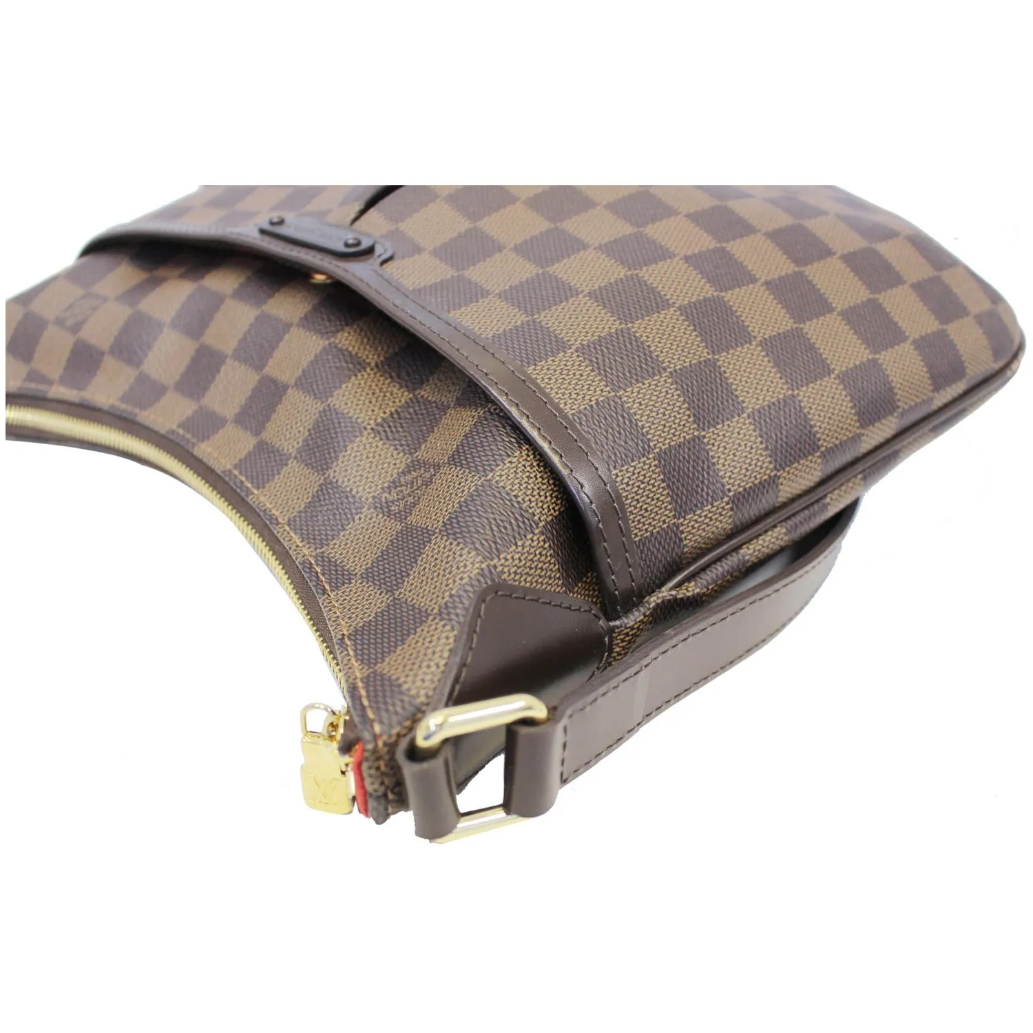 LOUIS VUITTON Bloomsbury PM Damier Ebene Crossbody Bag Brown