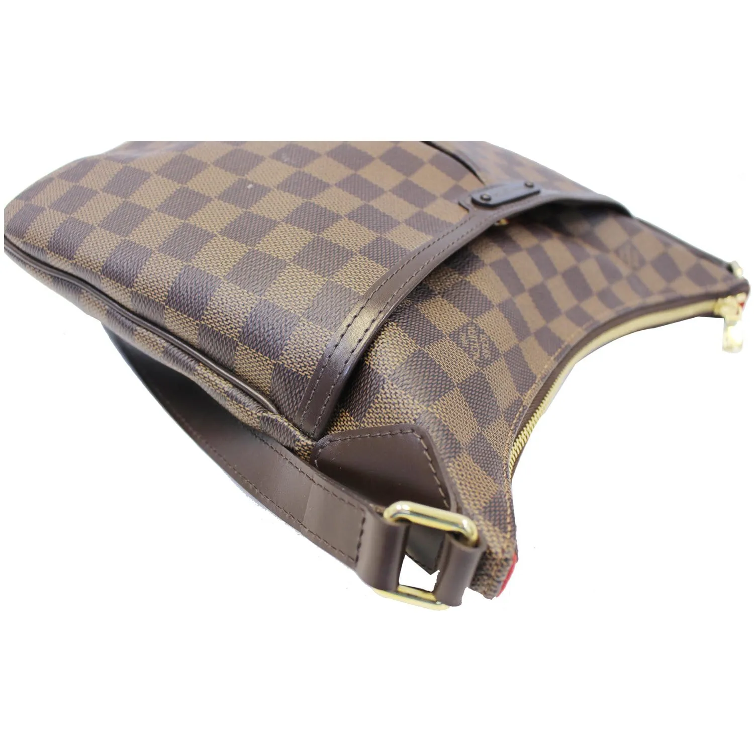LOUIS VUITTON Bloomsbury PM Damier Ebene Crossbody Bag Brown
