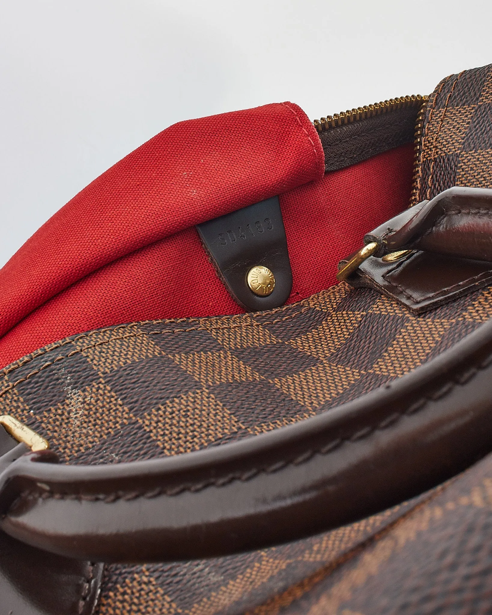 Louis Vuitton Damier Ebene Canvas Speedy 30 Bag