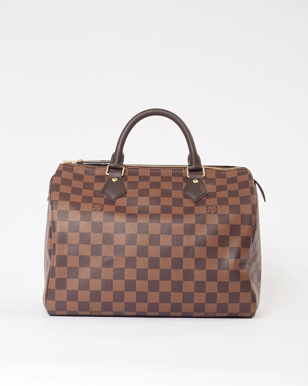 Louis Vuitton Damier Ebene Canvas Speedy 30 Bag